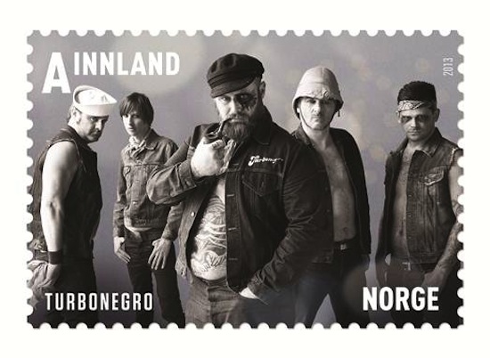 Turbonegro Norwegian postage stamp 2013